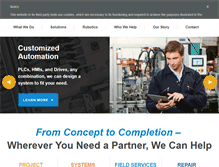 Tablet Screenshot of premierautomation.com
