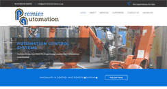 Desktop Screenshot of premierautomation.co.uk